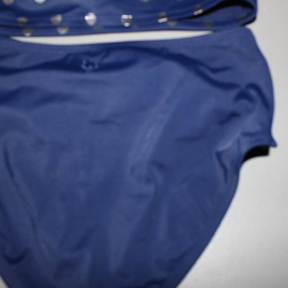 Blue & Silver 2 Pcs Justice Bikini Swimsuit Size 14 - Picture 11 of 11